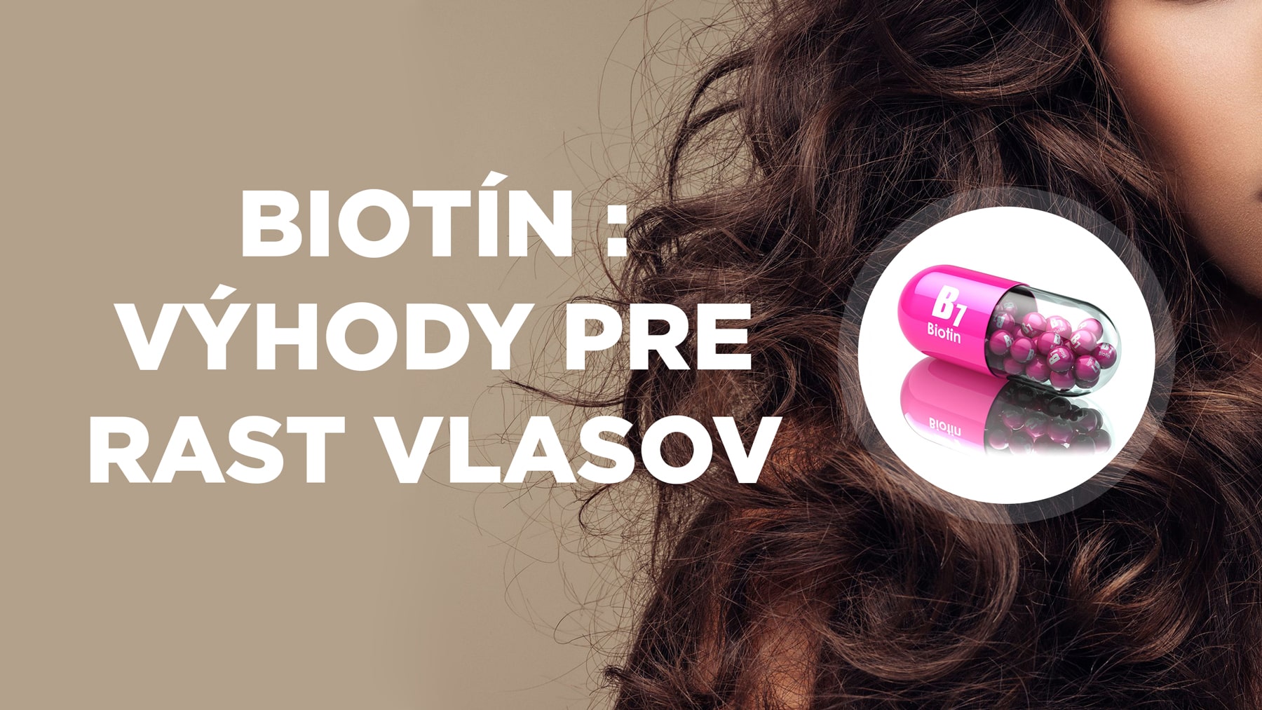 Biotín - výhody pre rast vlasov