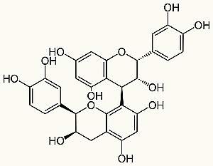 procyanidín molekula